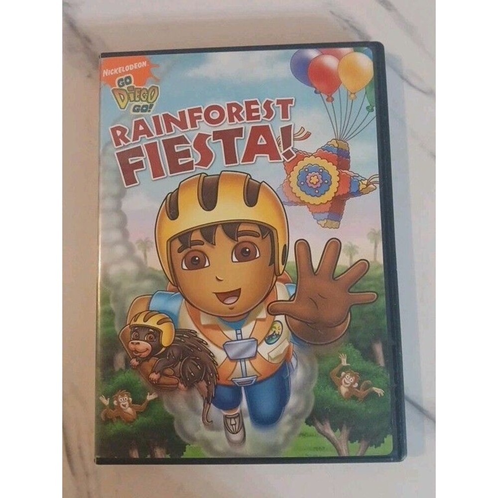 Go Diego Go Rainforest Fiesta DVD Nickelodeon Kids Adventure 2009